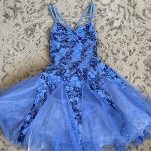 Weissman Blue Sequin Ballet Dance Costume